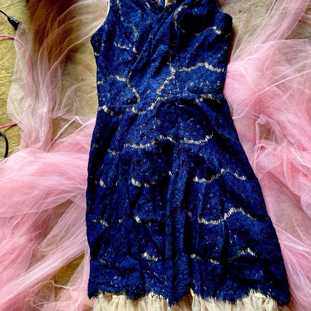 Beautiful Dark Blue Dress